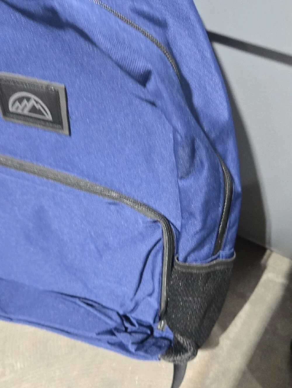 Mountain Logo Navy Backpack - Casual Daypack Collegiate Nwt